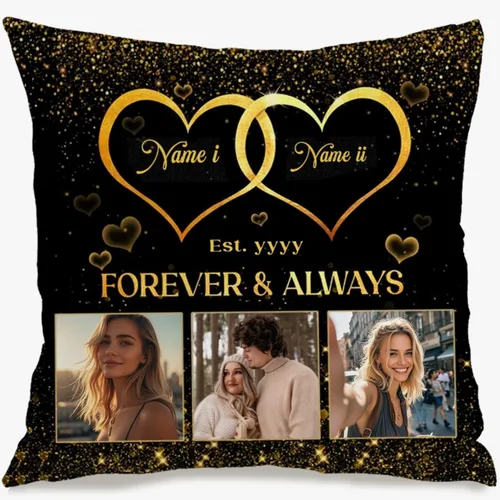 Miniatura 15 de Personalized Decorative Pillow Cover Using 6 Photos and Text for Mom, Soft Cushion Making a Memorable Gift for Mother’s Day Family Holidays or 6
