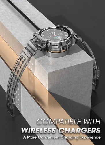 Miniatura 4 de SUPCASE Correa clásica para Samsung Galaxy Watch 4 con funda de 1.81 pulgadas (Unicorn Beetle Pro), [protección de grado militar] Funda resistente