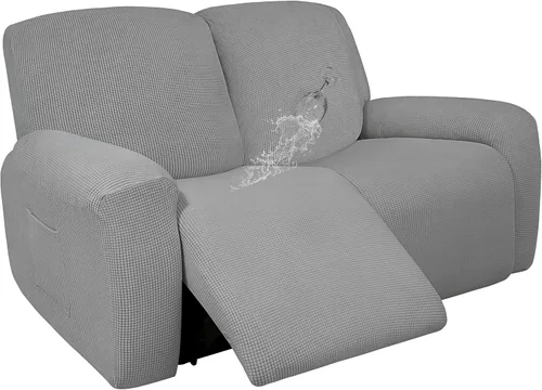 Miniatura 21 de Easy-Going - Funda 100 % impermeable doble para sofá reclinable, diseño jacquard, en 1 pieza, a prueba de derrames, para niños, mascotas, perros
