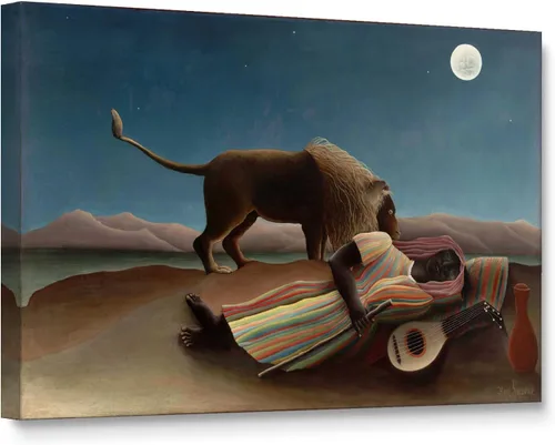 Miniatura 20 de Niwo ART - Bandera, serie de pinturas más famosas del mundo, lienzo para pared, decoración del hogar, envoltura de galería, estirado, enmarcado