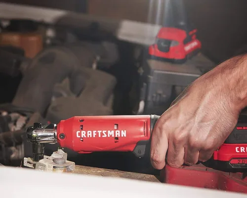 Miniatura 7 de CRAFTSMAN V20 Llave de trinquete inalámbrica, transmisión de 3/8 pulgada, 300 RPM, hasta 4,7 m·kg de par, herramienta desnuda solamente (CMCF930B)