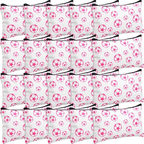 Miniatura 19 de Eccliy 20 bolsas de maquillaje de béisbol, regalos de equipo deportivo a granel, bolsa de cosméticos de béisbol, accesorios para mujeres, bolsa