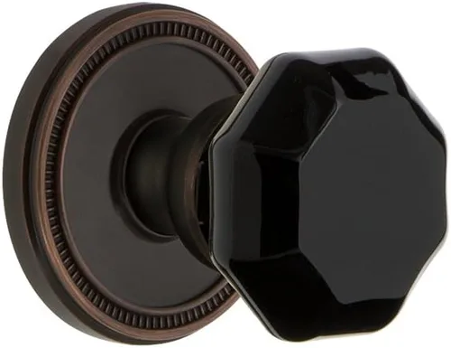 Miniatura 2 de Grandeur Hardware 850929 Soleil Rosette con pomo Lyon Privacidad, Tamaño del fondo: 2.375", Latón Lifetime bronce (Lifetime Brass)