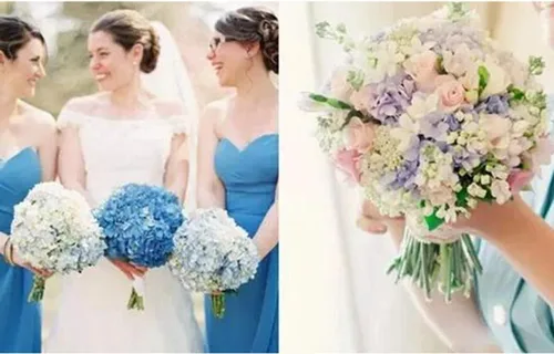Miniatura 7 de Paquete de 2 flores de hortensias artificiales blancas, 10 cabezas de seda falsas para el hogar, boda, fiesta, centro de mesa, decoración de mesa