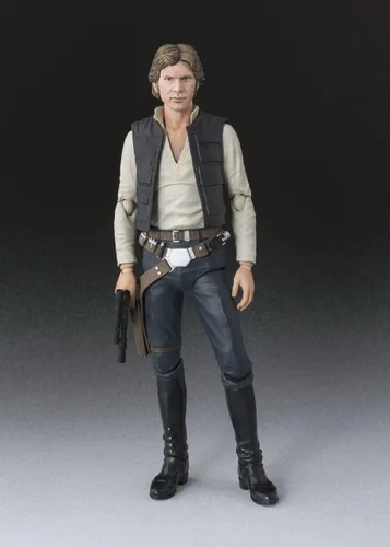 Miniatura 2 de De Bandai S.H. Figuarts: Han Solo de Star Wars (Una nueva esperanza), aproximadamente 6 pulgadas