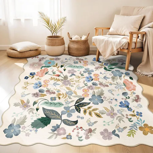 Miniatura 13 de Alfombra lavable para pasillo - 2x7 alfombras de cocina, alfombra para entrada, alfombra vintage, suave, alfombra antideslizante para piso, alfombra