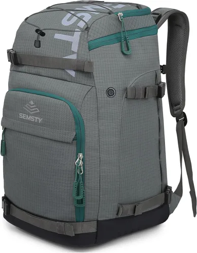 Bolsa para botas de esquí, 55L/70L, impermeable, para esquí y snowboard, mochila de viaje para esquí, snowboard, casco de esquí, gafas, guantes y