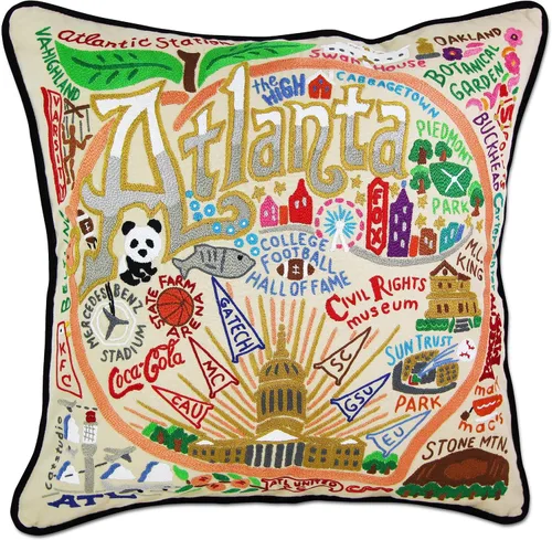 Miniatura 129 de Catstudio Almohada decorativa bordada a mano de Texas