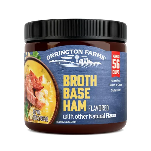 Miniatura 8 de Orrington Farms Base de caldo con sabor a carne, caldo granulado con sabor a carne, uso versátil, sazone al gusto, fácil de almacenar, frasco de 12