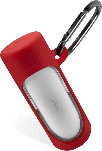 Miniatura 8 de Geiomoo Funda de silicona compatible con Nothing Ear Stick, cubierta protectora con mosquetón (negro)