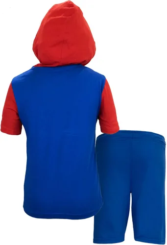 Miniatura 6 de Nintendo Personajes Super Mario - Disfraz ligero de manga corta con capucha y pantalones cortos