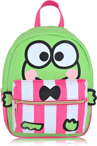 Miniatura 8 de Fast Forward Sanrio Hello Kitty y amigos mochila para mujeres, hombres, unisex Linda mochila de piel sintética de 10" mini mochila Badtz-maru