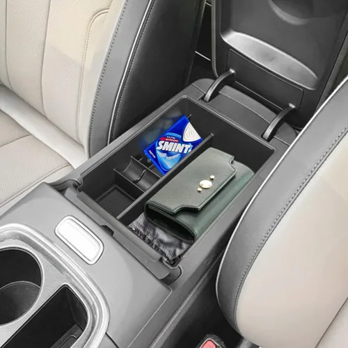 Miniatura 6 de POSAID Organizador de consola central para Hyundai Santa Cruz 2022 2023 2024 Bandeja de reposabrazos de consola central para Hyundai Tucson NX4 2022