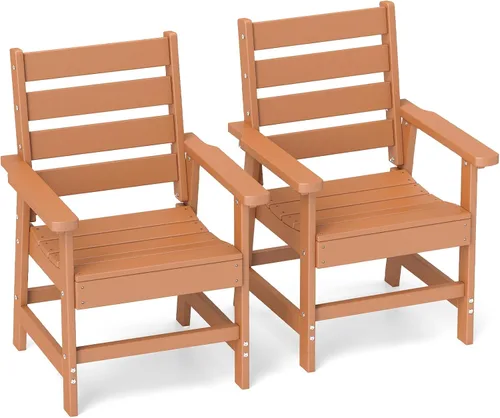 Miniatura 17 de GREENVINES Juego de comedor al aire libre de 7 piezas Juegos de mesa y sillas de plástico HDPE de 67 pulgadas para 6 Muebles de patio Todo
