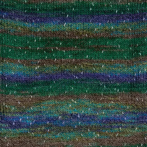 Miniatura 2 de Berroco - Hilo de tweed de mezcla de algodón y sésamo, colores 2025, 3.53 oz, peinado/aran (7424 - Blue Poppy)