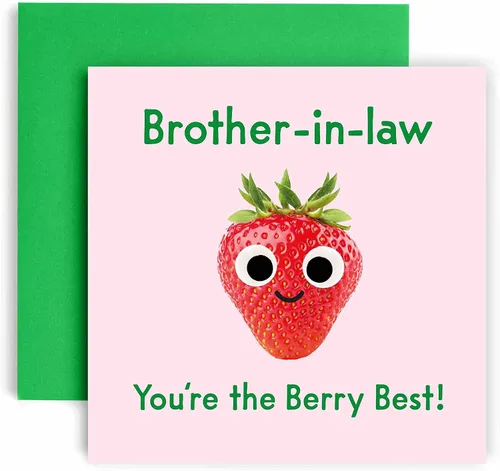 Miniatura 13 de Huxters Tarjetas de cumpleaños para hombres – You're the Berry Best Boyfriend Tarjeta de cumpleaños para él – Divertida tarjeta de aniversario