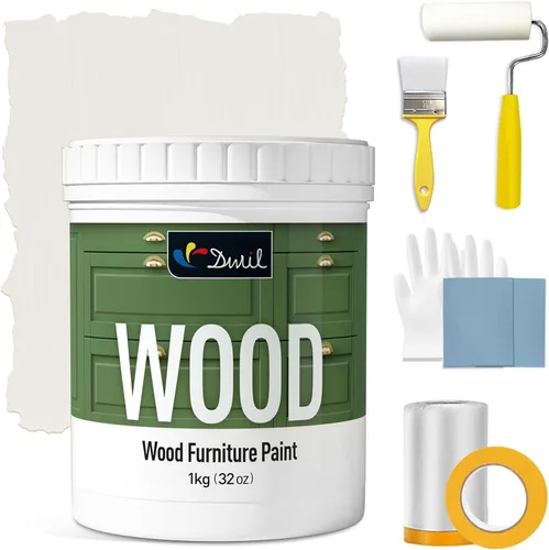 Miniatura 27 de DWIL Pintura para Muebles con Acabado Mate - Pintura para Madera de 16 Oz para Gabinetes, Puertas, Mesas y Cómodas Renovación - A Base de Agua, No
