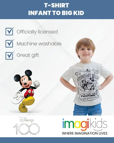 Miniatura 3 de Disney D100 Mickey Mouse Sully Mike Winnie The Pooh T-Shirt Infant to Big Kid