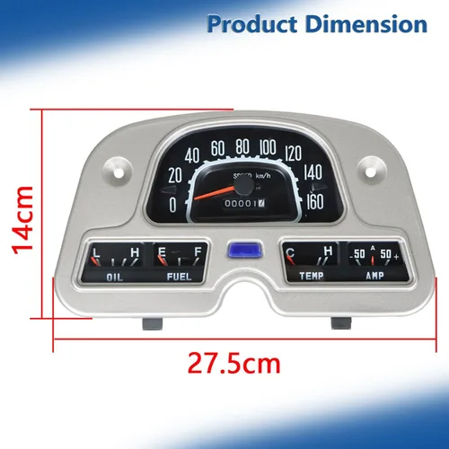 Miniatura 5 de Reemplazo del clúster de medidor para Land Cruiser Series 1979-1985 Reemplazo para 83100-60180 8310060180