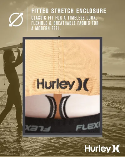 Miniatura 110 de Hurley Gorra de béisbol para hombre - Flexfit - Gorras de béisbol ajustadas para hombre (tamaños: S-XL)