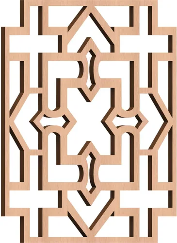 Miniatura 33 de Wise Paneles decorativos de madera con calado, extra pequeños, 7 3/8 pulgadas de ancho x 7 3/8 pulgadas de alto x 1/4 pulgadas de alto, roble rojo