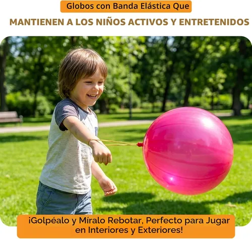 Miniatura 4 de Globos de neón Giraffe con función de rebote (30 unidades)