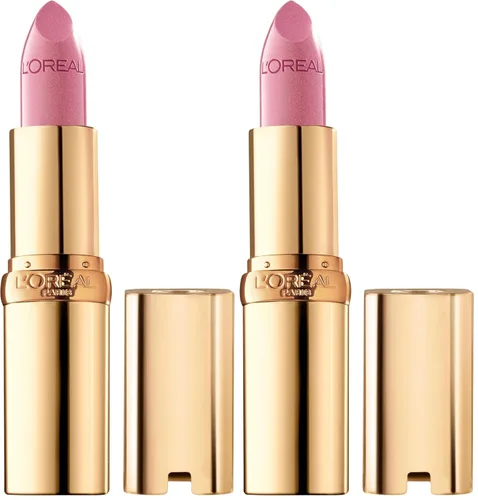 Miniatura 30 de L'Oreal Paris Colour Riche Original - Lápiz labial cremoso e hidratante satinado con aceite de argán y vitamina E, lava ardiente, 1 unidad Blazing