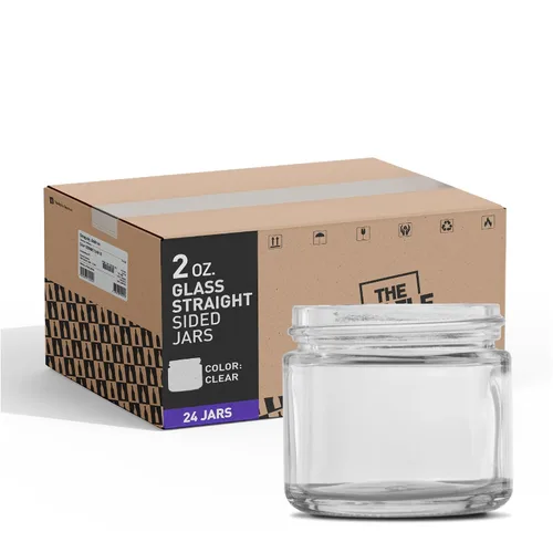 Miniatura 33 de The Bottle Depot - Tarro de vidrio de 4 oz (3.4 fl oz) - Ámbar transparente - 90 frascos - Cierres no incluidos - Acabado de cuello 58-400 - Tarros