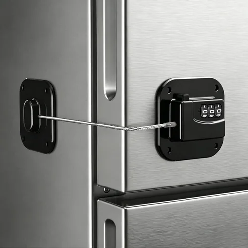 Cerradura de refrigerador, cerraduras de refrigerador para niños, cerradura de congelador con combinación para refrigeradores, cajones, armarios,