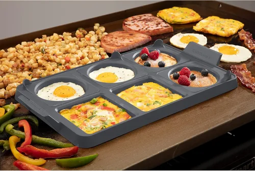 Miniatura 2 de Cuisinart CGR-600 Bandeja de 7 piezas para anillos de huevo