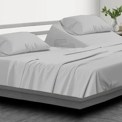 Miniatura 42 de Sábanas extra largas de tamaño individual XL para dormitorio, sábanas de microfibra súper suave, ropa de cama de lujo de hotel, sábanas de Blanco