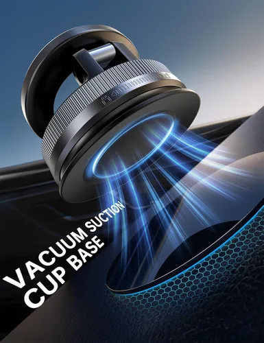 Miniatura 3 de Coolpow【Más Nuevo Soporte Magnético de Teléfono al Vacío para Automóvil Soporte de Montaje【Succión de Vacío Móvil】carmount 2.0 Magsafe Soporte