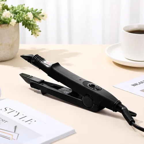 Miniatura 7 de Lothee Herramienta de extensión de cabello con pegamento de queratina, cuentas de gránulos, enchufe estadounidense, herramientas profesionales