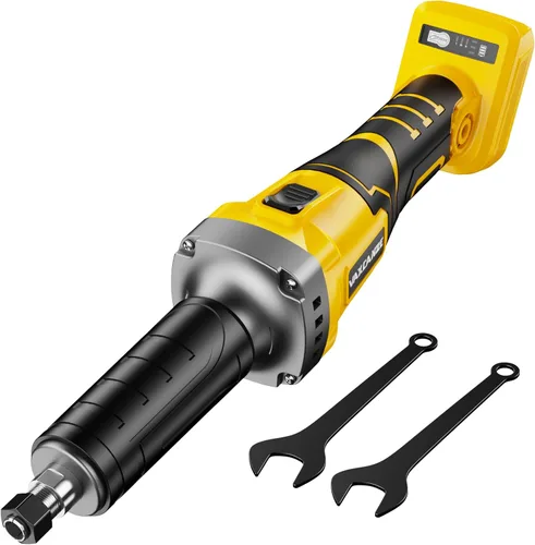 Amoladora de troquel de frenado sin escobillas de 1100 W compatible con batería Dewalt de 20 V, velocidad variable de 3 niveles de hasta 26000 RPM,
