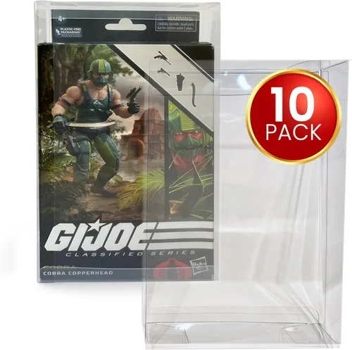Miniatura 12 de EVORETRO Protector de figura de acción – Paquete de 10 – Compatible con figuras de 6 pulgadas de la serie negra de Star Wars, funda de plástico PET
