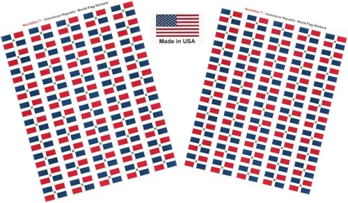 Miniatura 147 de 100 calcomanías de la bandera de Alaska; 1.5" x 1" hechas en Estados Unidos, calcomanías autoadhesivas de la bandera del estado para álbumes