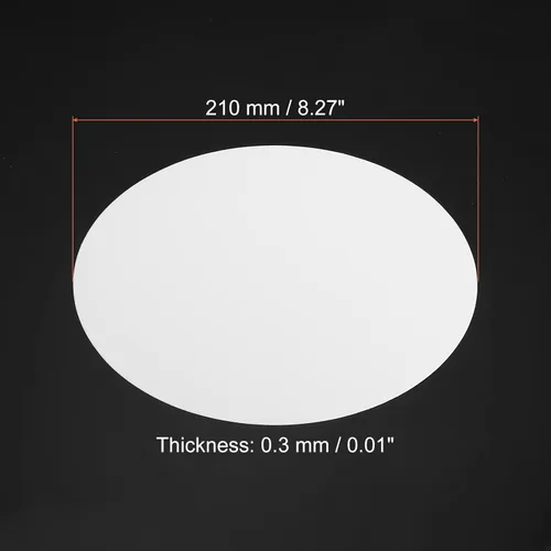 Miniatura 33 de PATIKIL Papel de cartón redondo de 5.9 pulgadas, 25 unidades de círculos de disco en blanco para decoración de fiestas, manualidades, manualidades