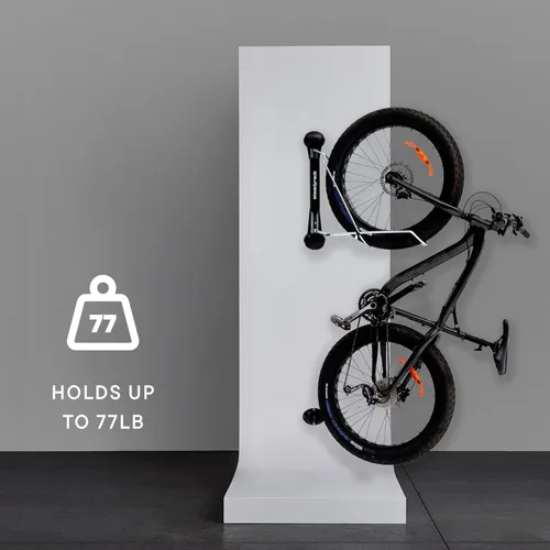 Miniatura 7 de Steadyrack Soporte para Bicicleta de Neumáticos Gruesos – Montaje Vertical en Pared para Bicicletas de Neumáticos Gruesos con Neumáticos