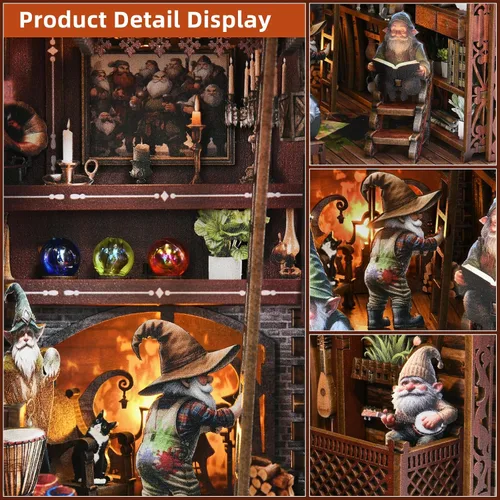 Miniatura 3 de Kit de Rincón de Libros, Kits de Rincón de Libros para Adultos, Construcción de Modelo de Rincón de Libros DIY, Rompecabezas de Madera 3D DIY