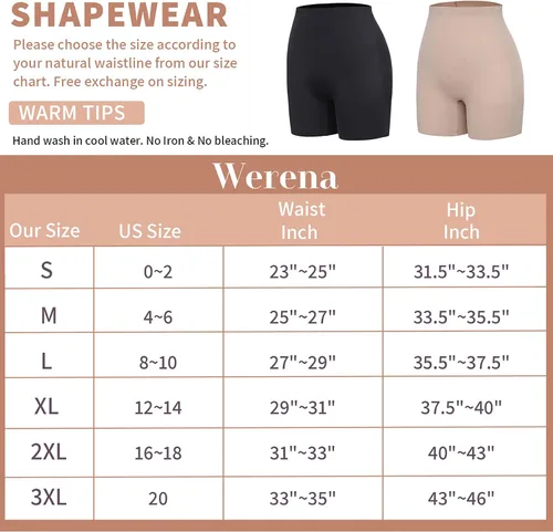 Miniatura 7 de Pantalones cortos moldeadores sin costuras para mujer, pantalones cortos para debajo del vestido, control de abdomen, ropa interior moldeadora