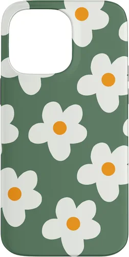 Miniatura 21 de Retro 60s flower vintage floral pattern sage green Groovy Case for iPhone 16