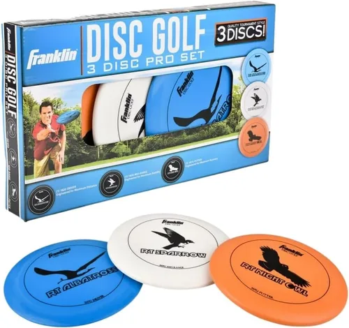 Miniatura 2 de Franklin Sports Juego de discos de golf de disco - Juego de inicio de equipo de golf de disco