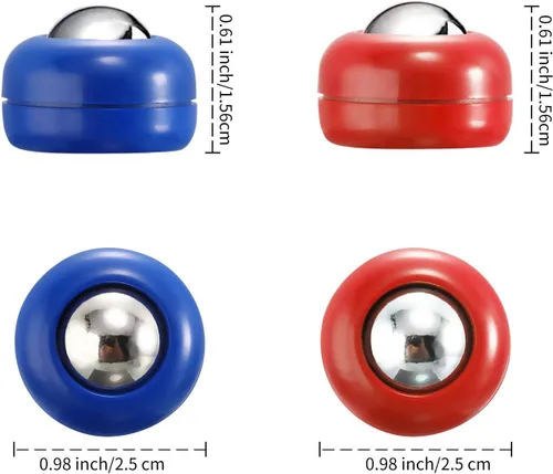 Miniatura 7 de Gejoy Mini Shuffleboard Discos de Repuesto Equipo de Mesa Rodillos Set Shuffleboard Curling Accesorios