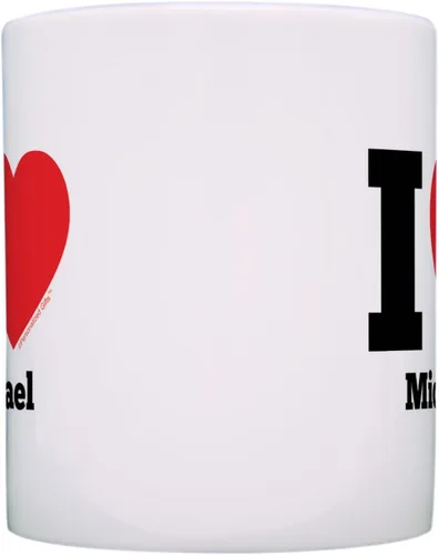 Miniatura 5 de Personalized Gifts Custom Love Gifts I Heart Add Your Text Taza de café de cerámica de 11 oz con asa 11oz - Corazón