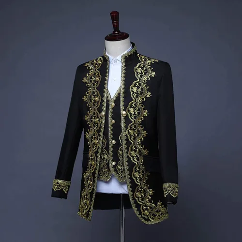 Miniatura 5 de Abrigo steampunk para hombre, chaqueta gótica victoriana, uniforme de Halloween, estilo vintage