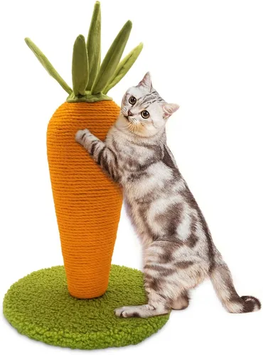 Miniatura 8 de AUSCAT Poste rascador para gatos, lindo poste rascador de cactus, rascador de sisal natural para gatos y gatitos