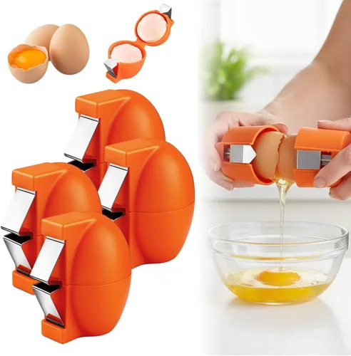 Miniatura 12 de Abridor de cáscaras de huevo, pelador de huevos mejorado 2026 para huevos duros, herramienta manual para galletas de huevos duros, cortador