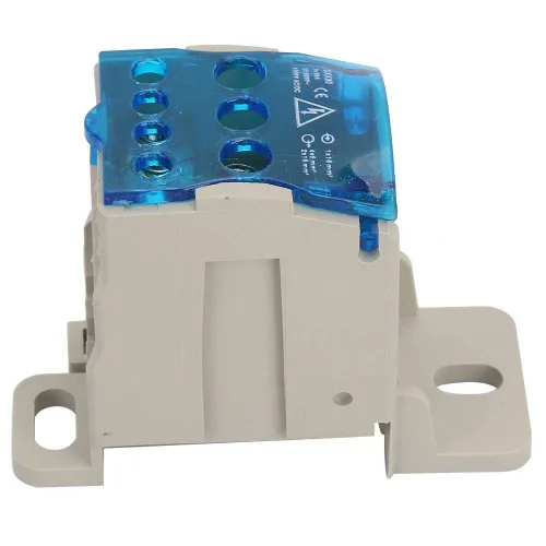Miniatura 8 de Caja de distribución de bloque de terminales, Caja de distribución de bloque de terminales de carril DIN Conector de cable eléctrico Caja