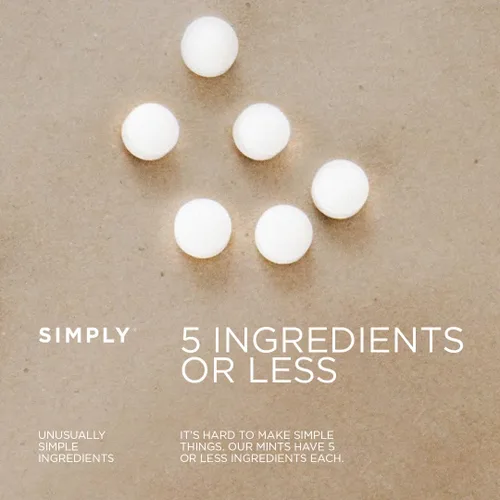 Miniatura 7 de SIMPLY MINTS - Caramelos duros de limón natural, paquete de 6 (180 piezas), agrio y picante, sin aspartamo, sin sorbitol, sin xilitol, vegano