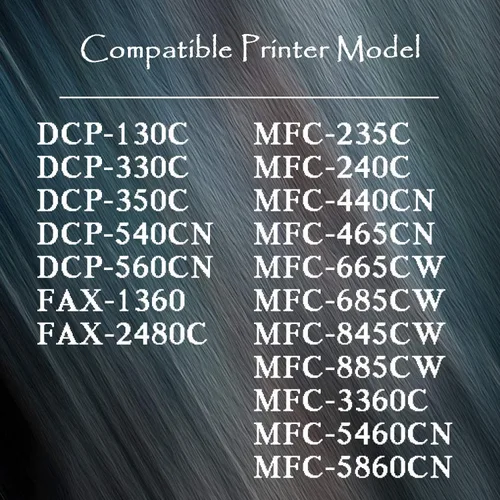 Miniatura 2 de Paquete de 12 cartuchos de tinta compatibles LC51 (4 cian + 4 magenta + 4 amarillos) para impresoras de inyección de tinta Brother DCP-330C
